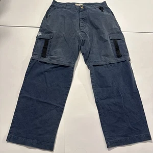 Vintage Triple Five Soul Pants Convertible To Shorts 38 Cargo T5S Baggy Y2K - Picture 1 of 4