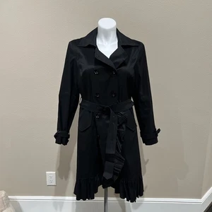 SAMUEL DONG Double Breathed Button Down Trenchcoat Gr. L - Bild 1 von 6