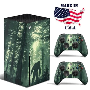 Xbox Series X Console & Controller Vinyl Skin Wrap – Bigfoot - Picture 1 of 4