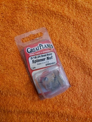 GREAT PLANES - 5/16-24 Brass Heavy Spinner Nut - Part GPMQ4641 - JT25 - Image 1 of 4