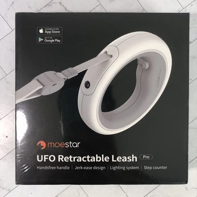 Moestar UFO Retractable Leash Pro Hands Free Leash w/ RGB lights NEW Sealed - Image 1 of 4
