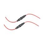 linea tipo avvitato supporto fusibile indicatore 18 AWG 2pz per 6mm x 30mm tubo