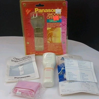Vtg New Panasonic "Smooth Operator"  Cordless Wet Dry Shaver 2AA Made Japan-NOS - Image 1 of 4
