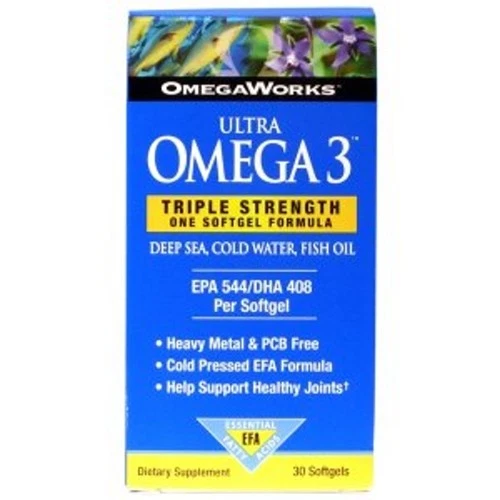 Ultra Omega 3 Triple Strength 30 Softgels - Image 1 of 1