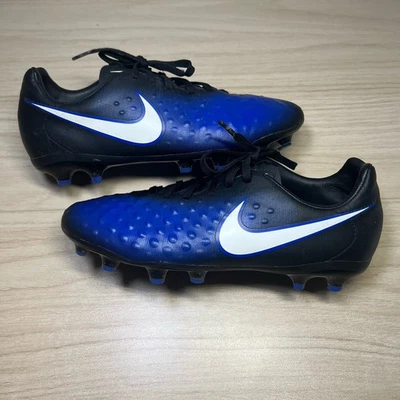 Botines de fútbol Nike Magista Opus II FG talla 5,5Y para mujer 7 azul naranja 844415-015 Foto 1 de 4