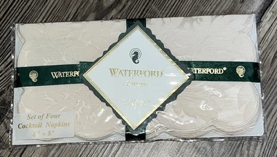 Waterford Linens New Cocktail Napkins In Original Package BARONS COURT NWT  - Image 1 of 4