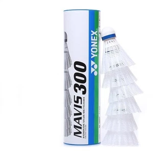 YONEX Mavis 300 Badminton Shuttlecocks (6 pieces), White, 78-Medium-Blue - Picture 1 of 8