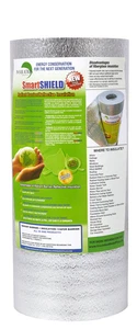 SmartSHIELD -3mm HVAC Duct Wrap Reflective insulation Foam core 24" X 10ft - Picture 1 of 8