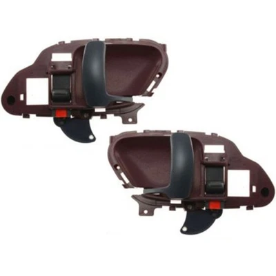 Interior Door Handle Set For 1995-1999 Chevy C1500 K1500 Red Bezel Front or Rear - Image 1 of 4