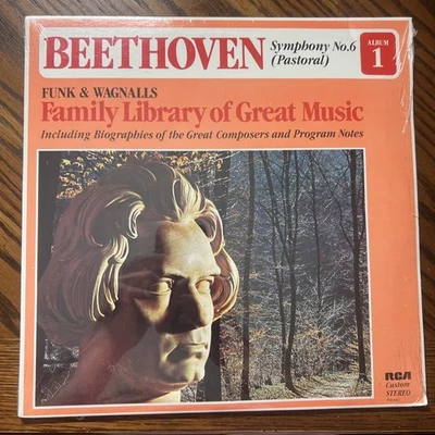 Vintage Sealed RCA Records Beethoven Symphony 6 Pastoral Funk Wagnalis Vinyl - Image 1 of 2