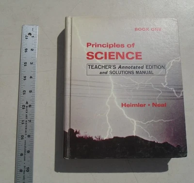Principles of Science BOOK ONE TEACHER'S ANNOTATED EDITION 1966 HARDCOVER - Image 1 of 4