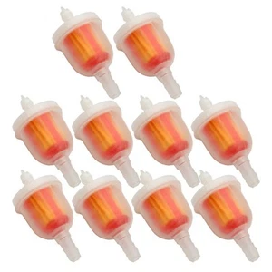 10PCS Red Inline Fuel Filters for Motorcycles ATV Dirt Bikes and Scooters - Picture 1 of 7