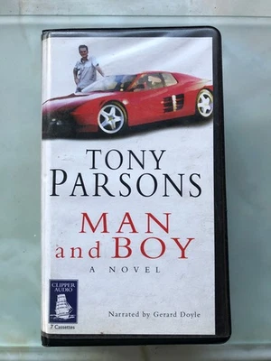 Tony Parsons Man and Boy Clipper Audio Cassettes Unabridged (ex. Library) - Image 1 of 4
