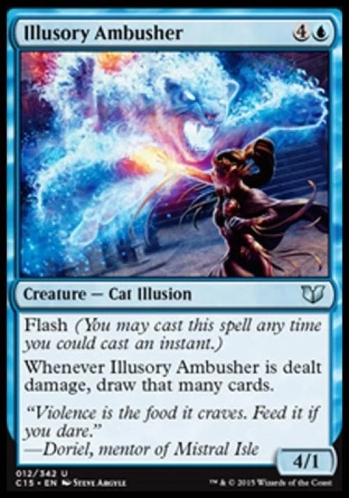 Illusory Ambusher - Light Play MTG Commander 2015 - Image 1 of 1