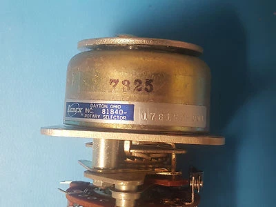 Rotary Relay, LEDEX, 178159-001 NSN: 5945-00-205-8005, 52349-90048 , NEW  - Image 1 of 4