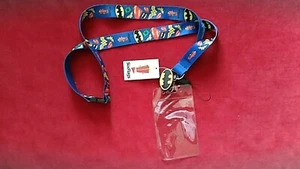 DC Comics Superheld Logos Schlüsselband Schlüsselanhänger Superman Charm 6 Flaggen Batman NEU - Bild 1 von 1