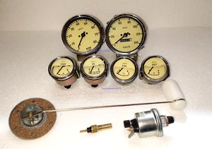 Smiths 52mmTemp Oil Volt Fuel+Speedo0-140KMH + 0-80RPM 100MM + 3 sender Units YC - Picture 1 of 3