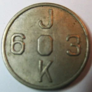 Vintage 1950s or Earlier JOK 603  or JK 603 Token from Minnesota Collection - Picture 1 of 3
