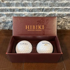 TOURSTAGE x SUNTORY Whisky HIBIKI Collaboration Golf Ball V10 2pcs JAPAN NEW - Picture 1 of 12