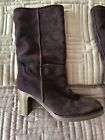 REAL SUEDE HI BOOTS SIZE 5