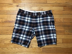 Mr. Turk karierte Shorts Gr. 36 braun blau toller Zustand - Bild 1 von 3