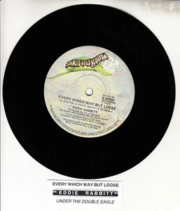 EDDIE RABBITT Every Which Way But Loose & Under The Double Eagle 45 record NEW - Picture 1 of 2