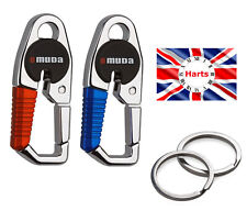 Set of Two .Top Quality Omuda Secure Ring Key Belt Clip  Carabiner  Key Ring
