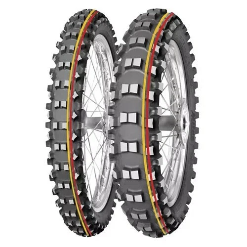 Reifen Mitas Terra Force MX SM (rot/ gelb) 120/80-19 63M TT Rear NHS Motocross - Bild 1 von 1