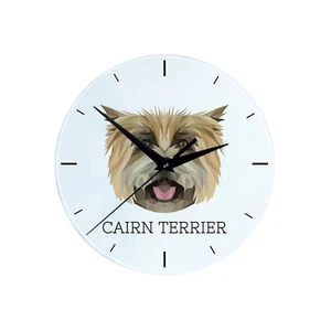 Cairn Terrier horloge géométrique Art-Dog - Picture 1 of 4