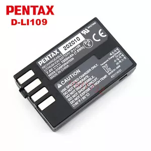 Original Pentax D-Li109 DLi109 Camera Battery for Kr K2 KS1 KS2 K30 K50 K500 - Picture 1 of 4