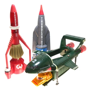 Thunderbirds Int Rescue 1+2+3+4 Carlton 1999 Matchbox 1992 Large 16" Sound - Picture 1 of 18