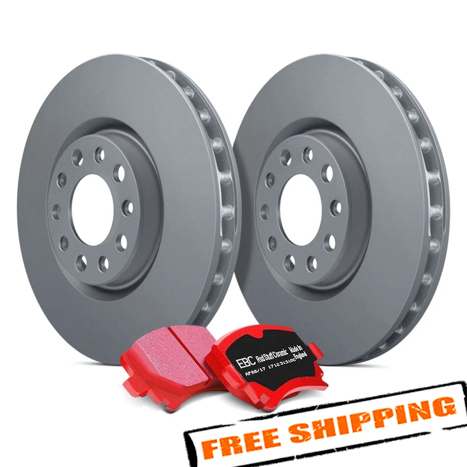 Kit de freno delantero liso EBC S12KF1262 etapa 12 luz firma para 04-10 Volvo S40 Foto 1 de 4