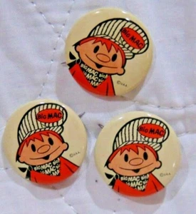 VTG Pinback Button The Big MAC Show U.A.A. Warner Bros Cartoons Lot of 10 RARE - Picture 1 of 2