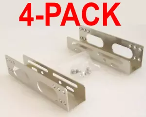 (4 paia) Staffe adattatore montaggio disco rigido Bay da 3,5" a 5,25" - Foto 1 di 1