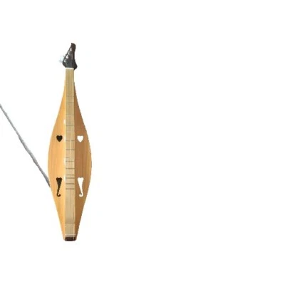 Apple Creek Dulcimer Standard Brown Wood 4 String Musical Instrument - Image 1 of 4