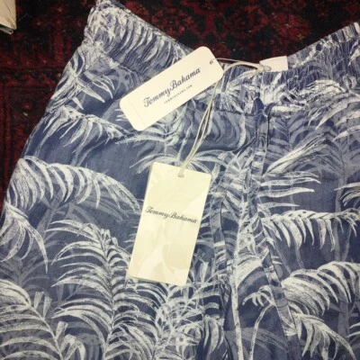 Tommy Bahama Pantalones Cortos Diseño Palma Azul Talla Sm Foto 1 de 4