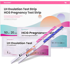 Femometer 50 Ovulationstest + 20 Schwangerschaftstest 25 mIU/mL optimaler Sensit
