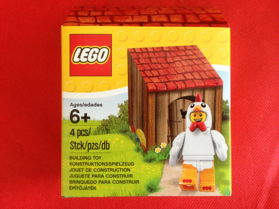 LEGO Minifigura ICÓNICO TRAJE DE POLLO DE PASCUA CHICO 5004468 NUEVO SELLADO Foto 1 de 1