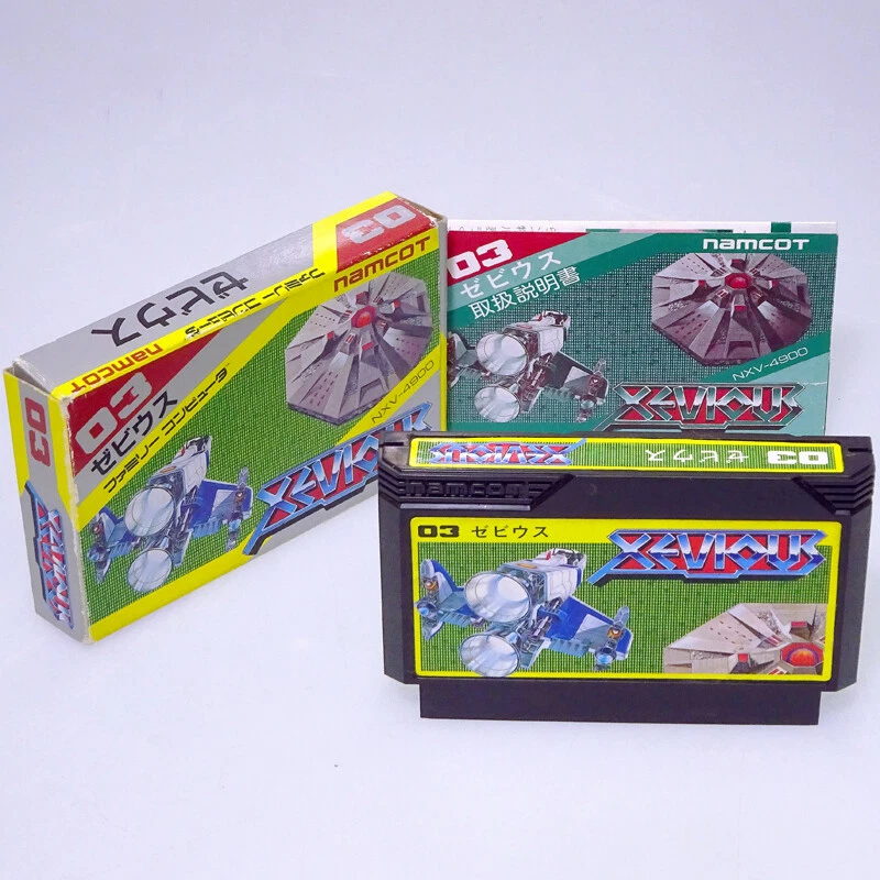 XEVIOUS Famicom Nintendo FC Japan Import NES namco Shooter NTSC-J Complete - Image 1 of 1