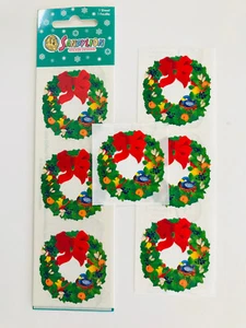 Pegatinas de colección Sandylion corona de Navidad Kromekote *Tú eliges* - Imagen 1 de 5