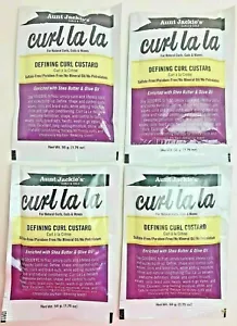 1 lot (4 pack) Aunt Jackie's Curl la la Defining Curl Custard 1.75oz Nice Hair - Picture 1 of 4