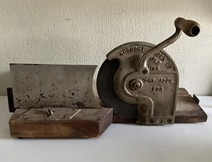 Vintage Wooden Cabbage Slicer Antique Crank Farmhouse Minneapolis MN 22”x12”x10” - Picture 1 of 5