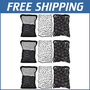 7lb Aquarium Filter Media Kit for Freshwater & Marine - Carbon, Rings, Bio Balls - Picture 1 of 3