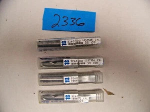 .375 DIA 2FL HSCO EXT VÁSTAGO NARIZ DE BOLA EM .750 LOC LOTE DE 4 EA (ARTÍCULO #2336) - Imagen 1 de 2
