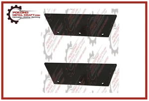 Western Snow Plow Blade Edges Set Steel Wide-Out Wideout Replacement Set 57865 - Picture 1 of 7