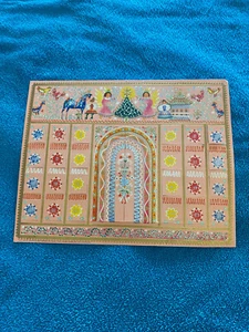 A9738 Vintage Christmas Advent Calendar 1940's ??? - Picture 1 of 5