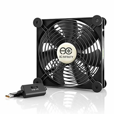 AC Infinity Multifan S4 Quiet 140mm USB Fan Ul-certified for Receiver DVR Play - Image 1 of 4