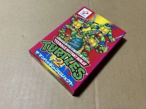 Famicom TMNT Teenage Mutant Ninja Turtles 2 Nintendo FC NES Japanese Retro Game - Picture 1 of 6