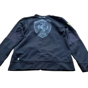Puma Scuderia Ferrari Boys Size M Black Full Zip-Up Race Track Jacket - Picture 1 of 13