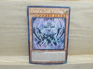 Yu-Gi-Oh Card TCG Crystal God Tistina Duelist Nexus DUNE-EN089 1st Edition SR - Picture 1 of 12